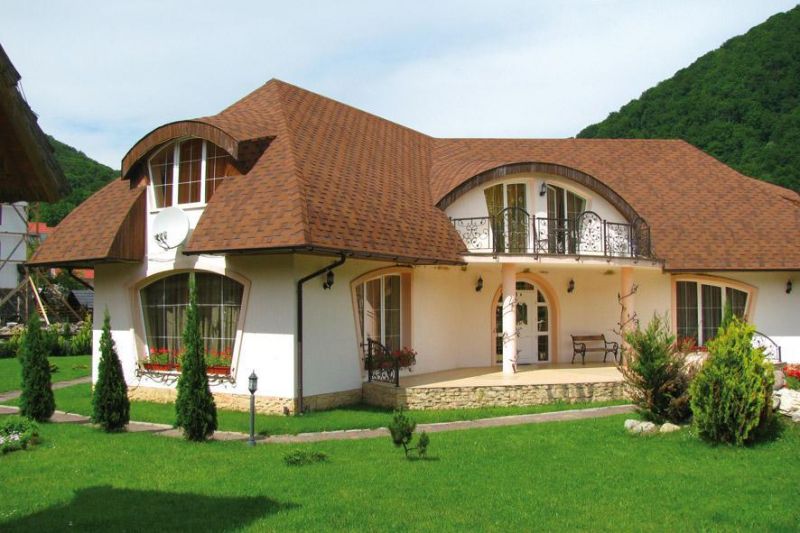 Гибкая черепица Shinglas (Шинглас) Ультра Фокстрот Миндаль