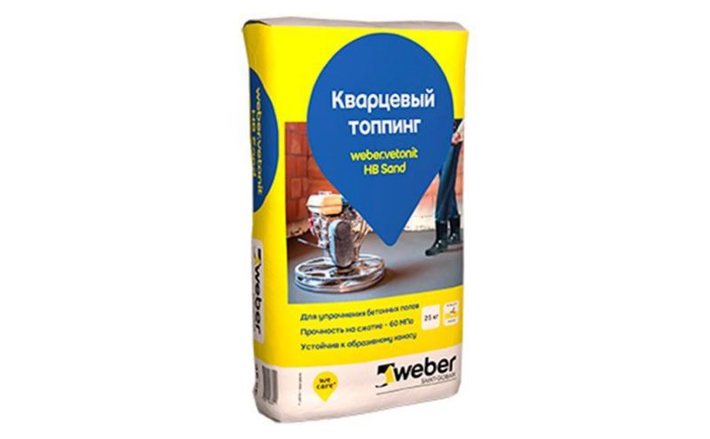 Кварцевый топпинг weber.vetonit HB Sand, серый, 25 кг