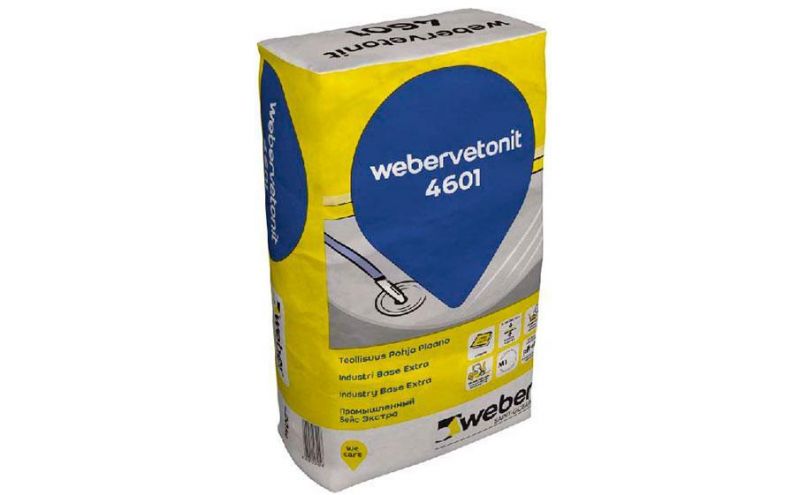 Базовый промышленный наливной пол weber.vetonit 4601 (Industry Base Extra) , 20 кг