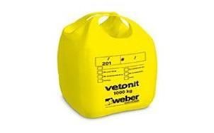 Безусадочный раствор weber.vetonit JB 600/5 P серый, 1000 кг