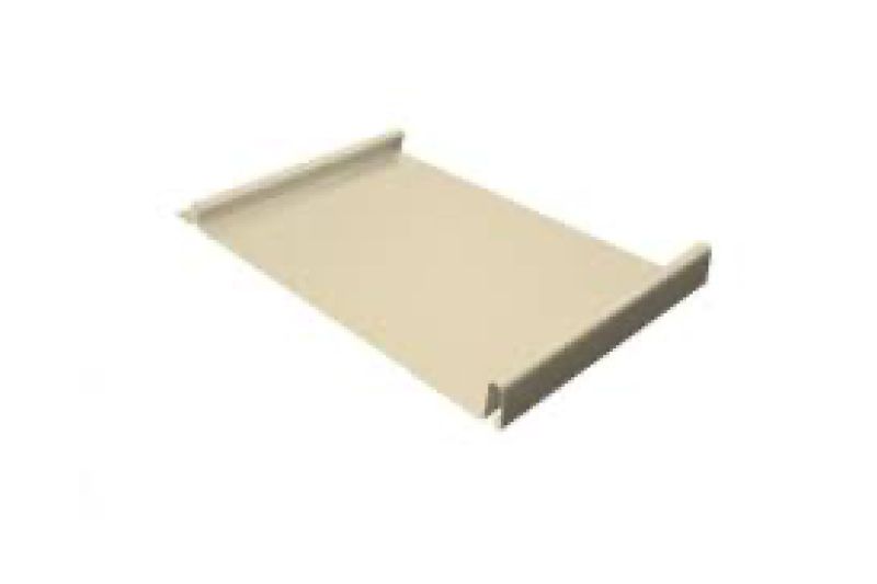 Кликфальц Grand Line 0,45 Drap TX с пленкой на замках RAL 1015 светлая слоновая кость