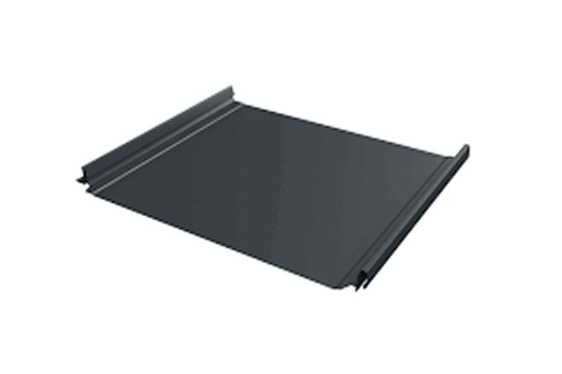 Кликфальц Grand Line 0,5 Satin с пленкой на замках RAL 7016 антрацитово-серый