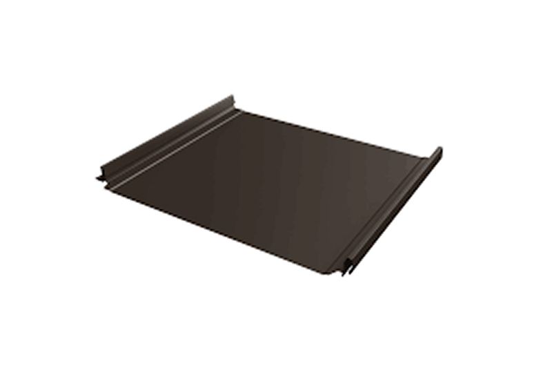 Кликфальц Grand Line 0,5 Satin с пленкой на замках RR 32 темно-коричневый