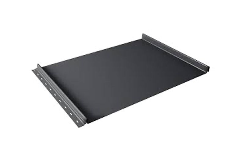 Кликфальц Line Grand Line 0,45 Drap с пленкой на замках RAL 7016 антрацитово-серый