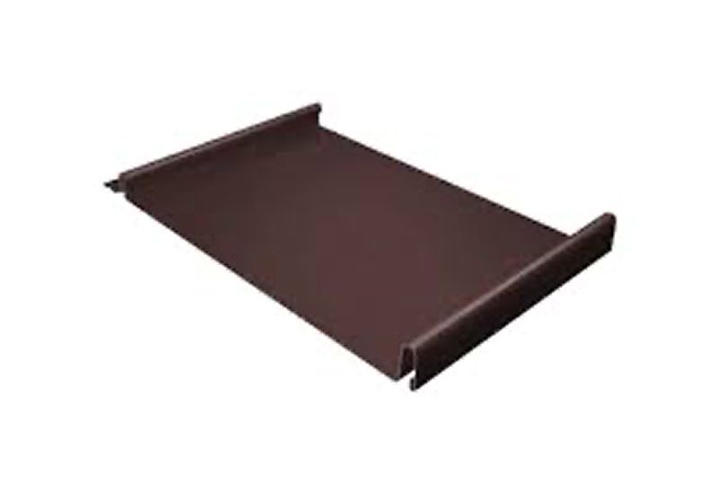 Кликфальц Line Grand Line 0,45 Drap с пленкой на замках RAL 8017 шоколад