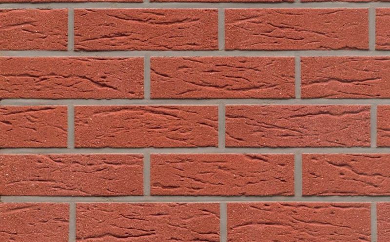 Клинкерная облицовочная плитка ручной формовки Feldhaus Klinker NF 14 R435 carmesi mana 240*71*14 мм