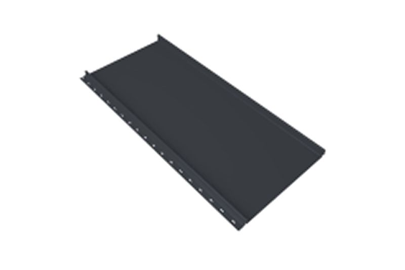 Кликфальц mini Grand Line 0,5 Satin Matt TX с пленкой на замках RAL 7024 мокрый асфальт