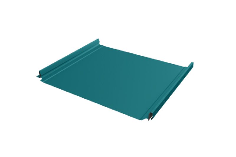 Кликфальц Pro Grand Line 0,45 PE с пленкой на замках RAL 5021 водная синь