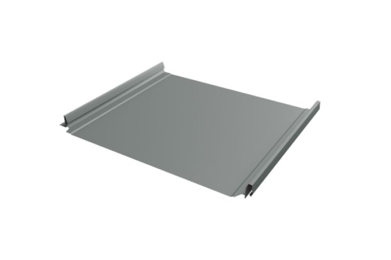 Кликфальц Pro Grand Line 0,45 PE с пленкой на замках RAL 7005 мышино-серый