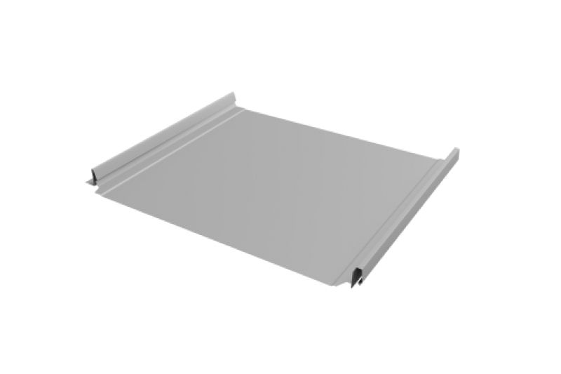 Кликфальц Pro Line Grand Line 0,45 Drap TX с пленкой на замках RAL 7047 телегрей 4