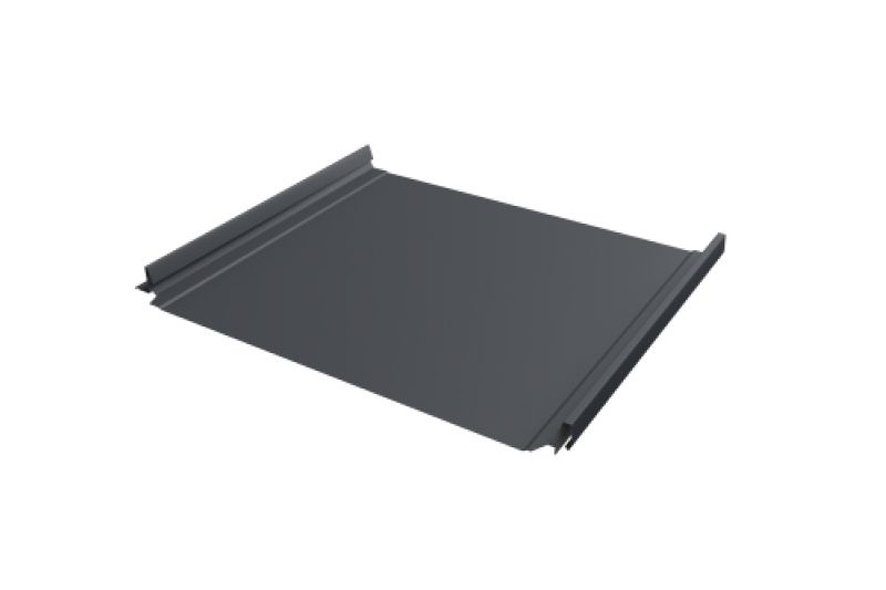 Кликфальц Pro Line Grand Line 0,5 Drap TX с пленкой на замках RAL 7024 мокрый асфальт