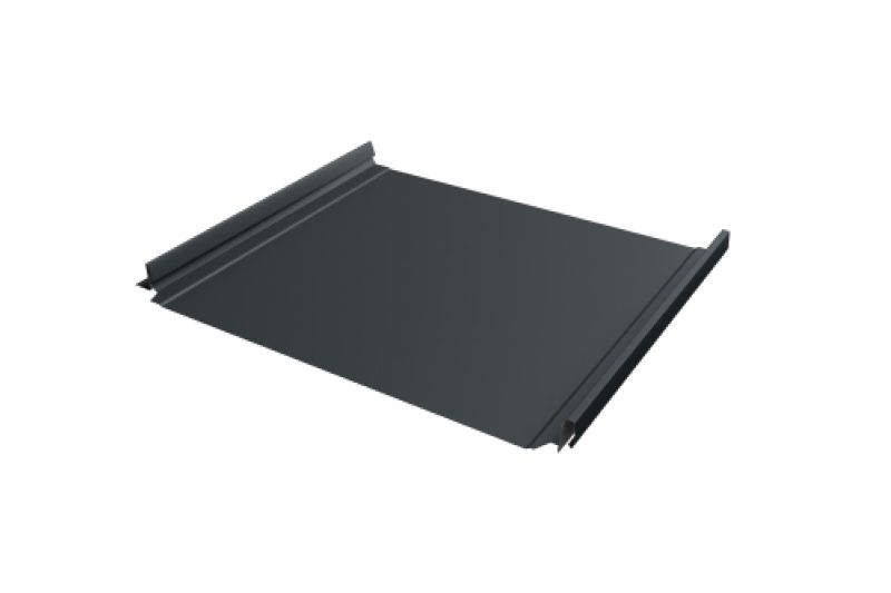 Кликфальц Pro Line Grand Line 0,5 Satin Matt TX с пленкой на замках RAL 7016 антрацитово-серый