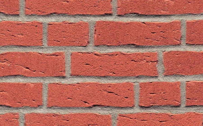 Клинкерная облицовочная плитка ручной формовки Feldhaus Klinker NF 14 R694 sintra carmesi 240*71*14 мм