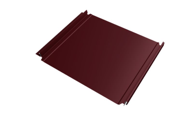 Кликфальц Double Pro Grand Line 0,45 Drap TR с пленкой на замках RAL 3005 красное вино