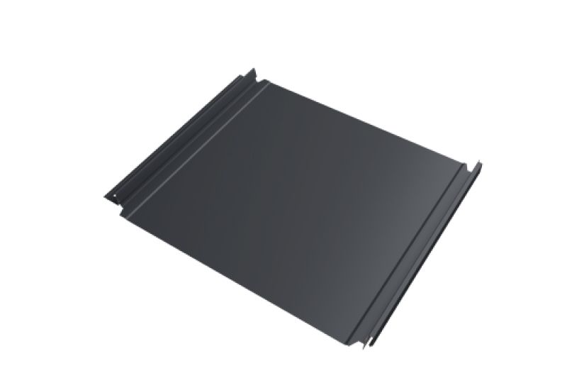 Кликфальц Double Pro  Line  Grand Line 0,5 Satin с пленкой на замках RAL 7024 мокрый асфальт