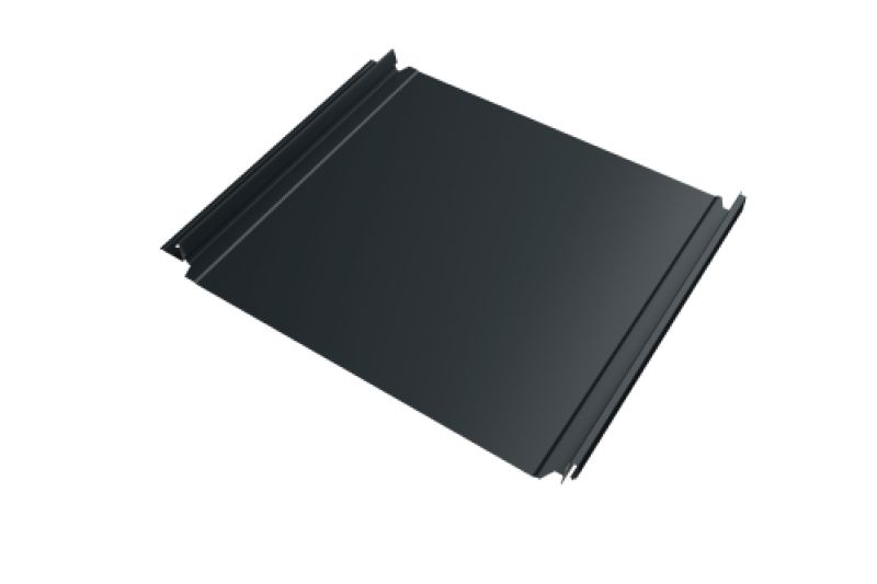 Кликфальц Double Pro Grand Line 0,5 Satin Matt TX с пленкой на замках RAL 7016 антрацитово-серый