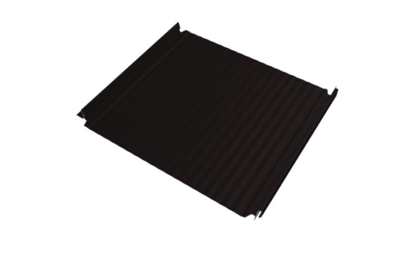 Кликфальц Double Pro Gofr Grand Line 0,45 Drap TX с пленкой на замках RAL 9005 черный