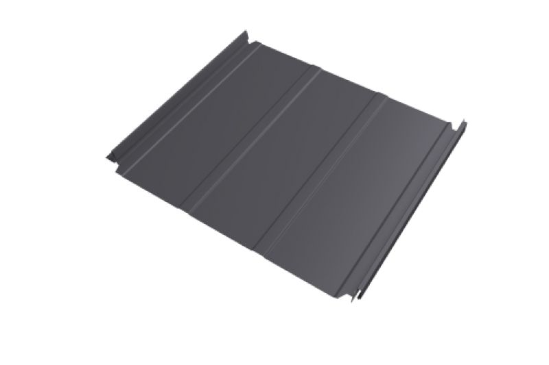 Кликфальц Double Pro Line Grand Line 0,45 Drap TX с пленкой на замках RAL 7004 сигнальный серый