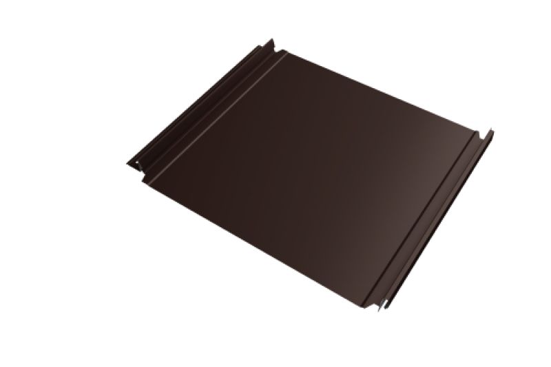 Кликфальц Double Pro  Line Grand Line 0,5 Rooftop Бархат с пленкой на замках RAL 7024 мокрый асфальт