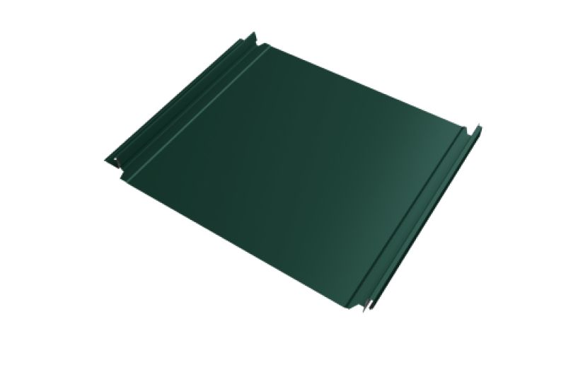 Кликфальц Double Pro   Line Grand Line 0,5 Satin Matt с пленкой на замках RAL 6005 зеленый мох