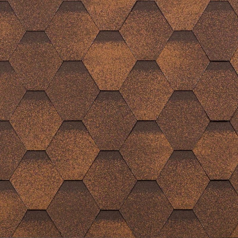 Гибкая черепица Shinglas (Шинглас) Кадриль Клён