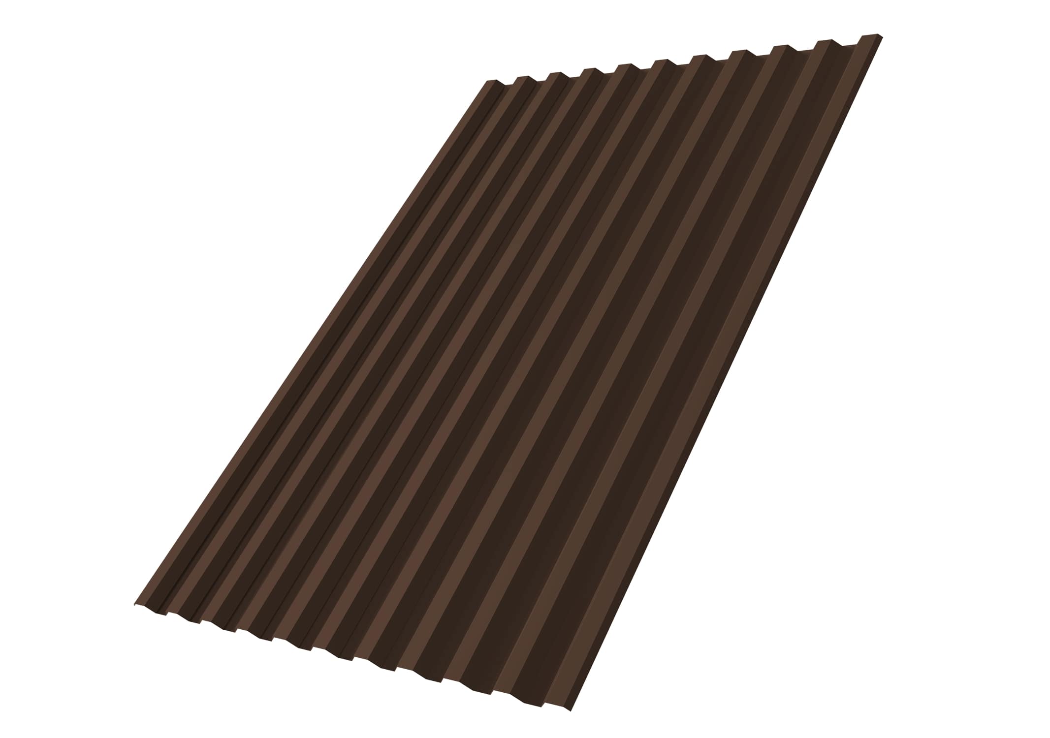 Профнастил С21R Grand Line 0,5 Atlas X RAL 8017 шоколад