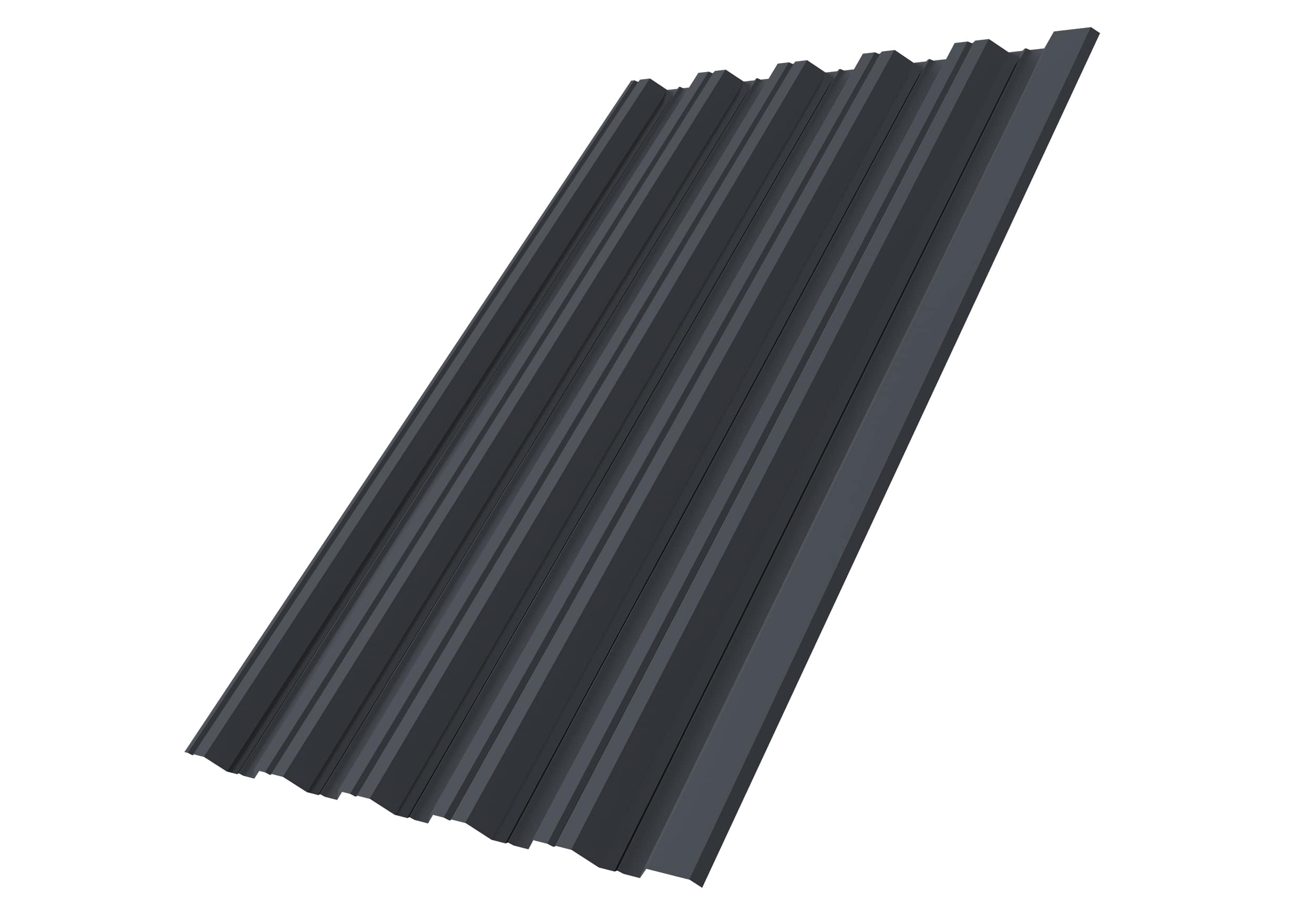 Профнастил НС35R Grand Line 0,5 Atlas X RAL 7024 мокрый асфальт