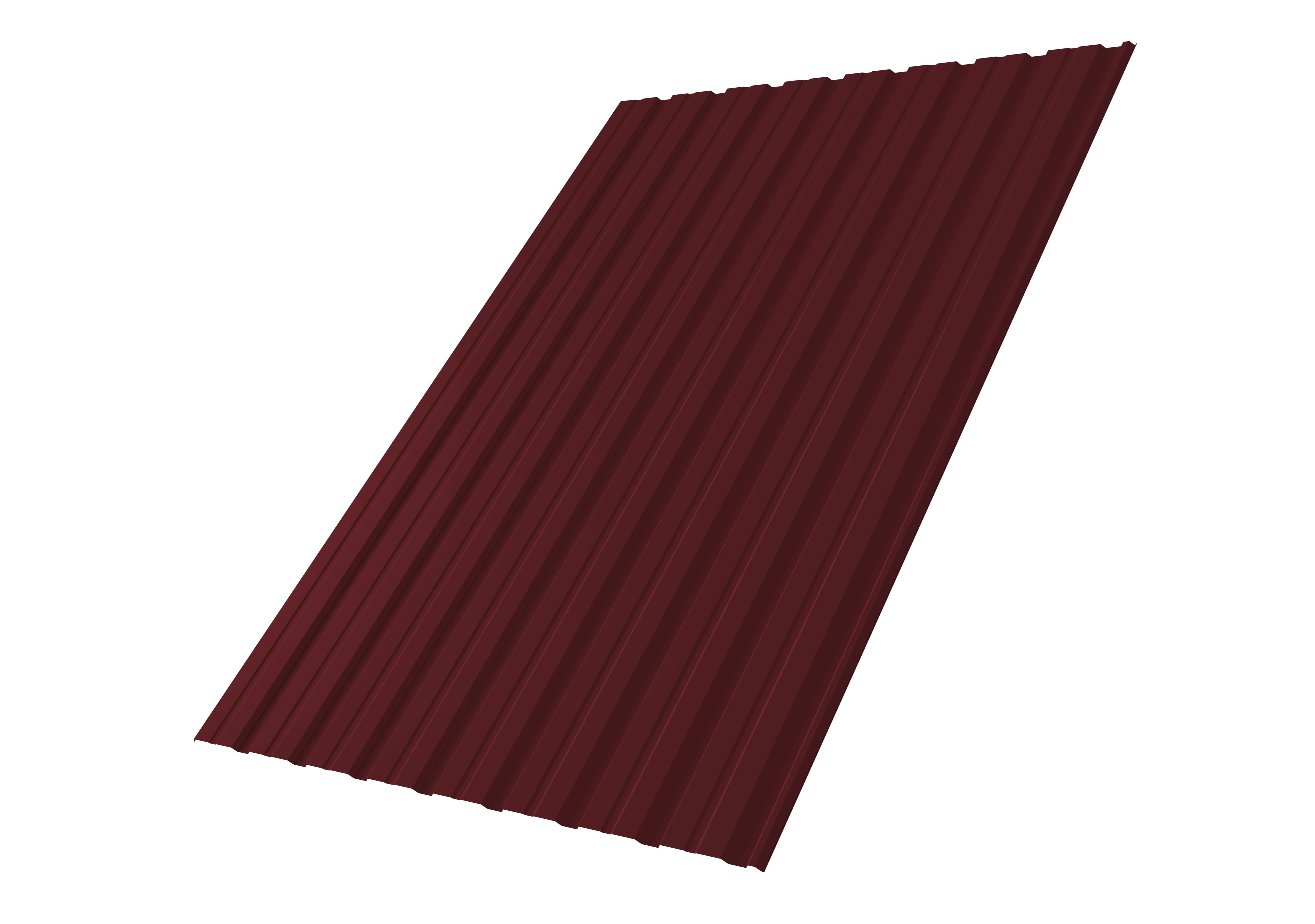Профнастил С10R 0,45 Drap RAL 3005 красное вино