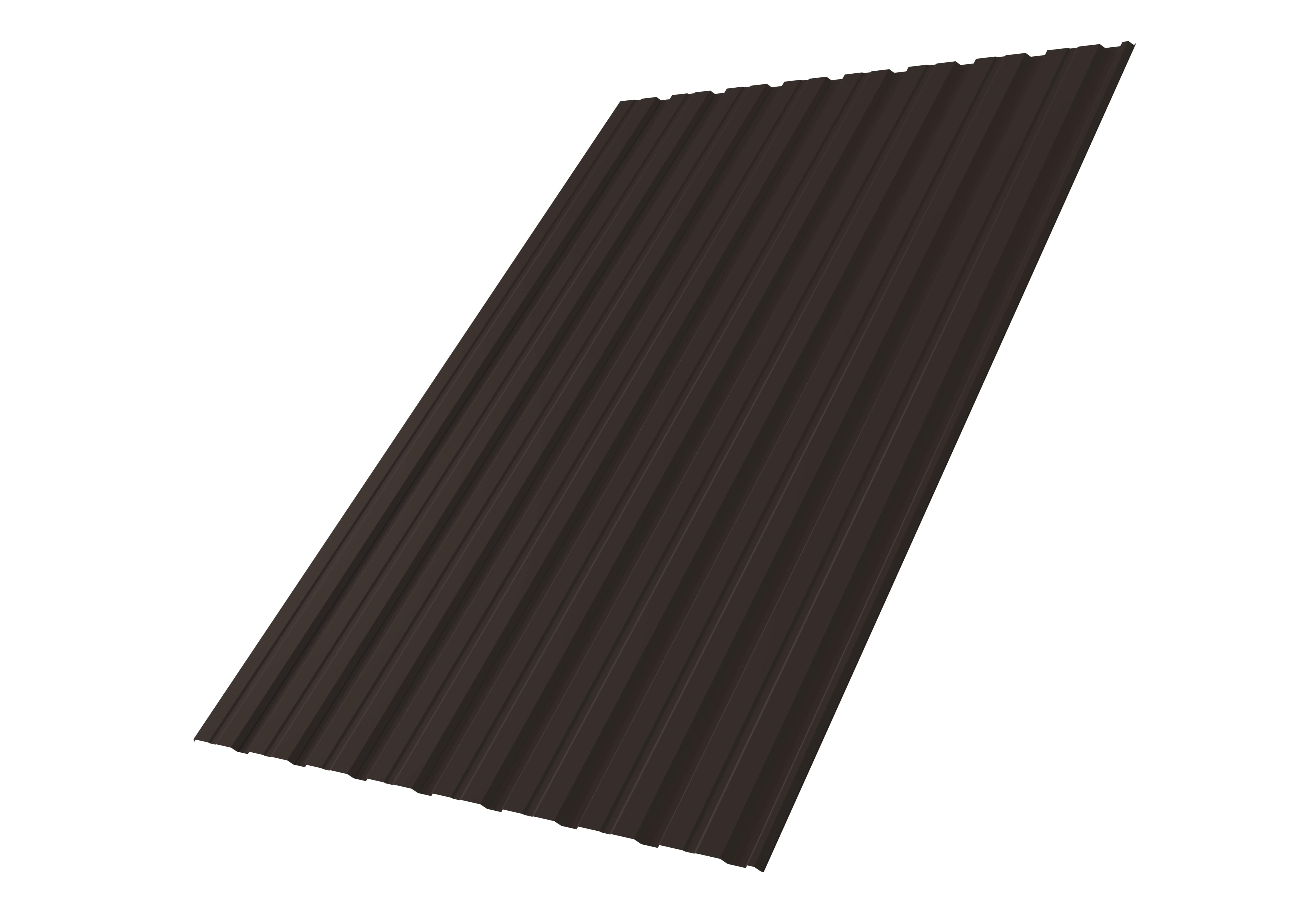 Профнастил С10R 0,45 Drap RR 32 темно-коричневый