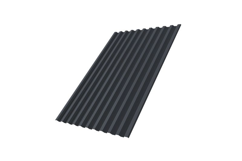 Профнастил С21R 0,45 Drap RAL 7024 мокрый асфальт