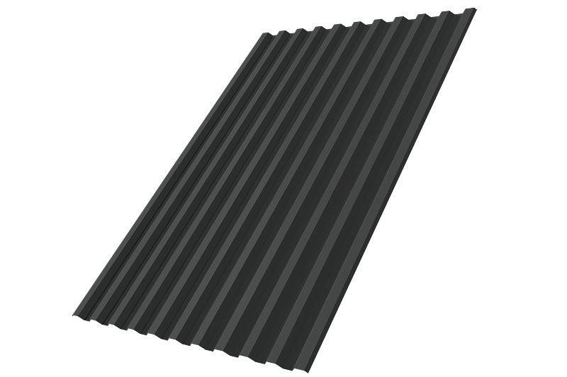 Профнастил С21R Grand Line 0,5 PurPro Matt 275 RAL 7016 антрацитово-серый