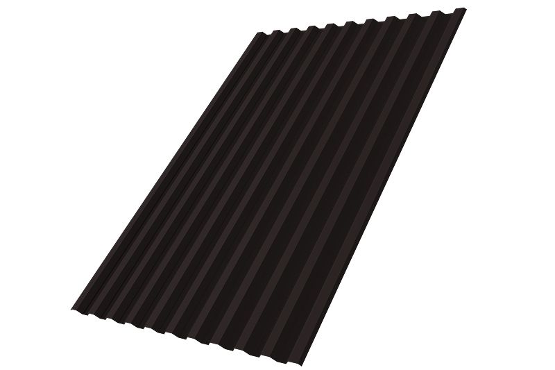 Профнастил С21R Grand Line 0,5 PurPro Matt 275 RAL 9005 черный