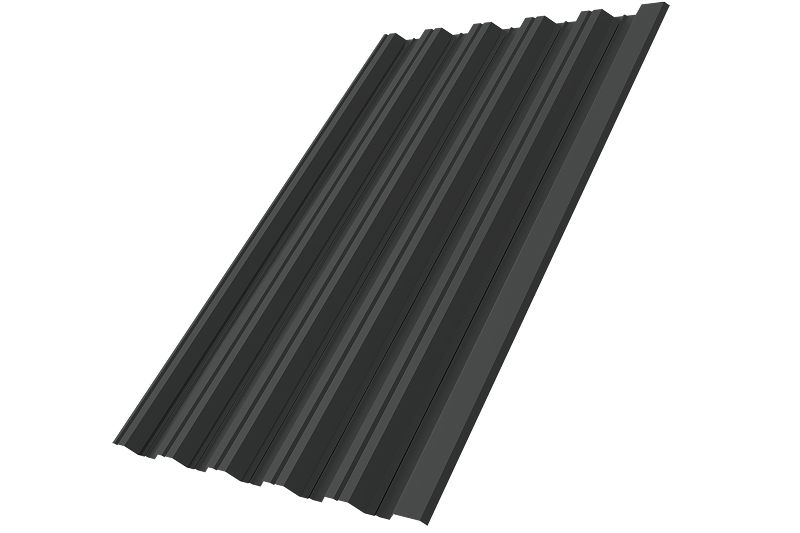 Профнастил НС35R Grand Line 0,5 PurPro Matt 275 RAL 7016 антрацитово-серый