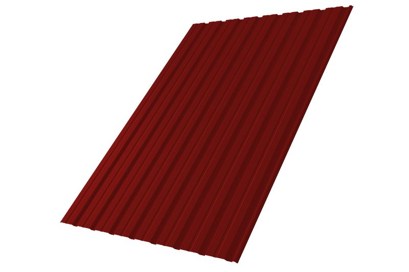 Профнастил С10R 0,7 PE RAL 3011 коричнево-красный