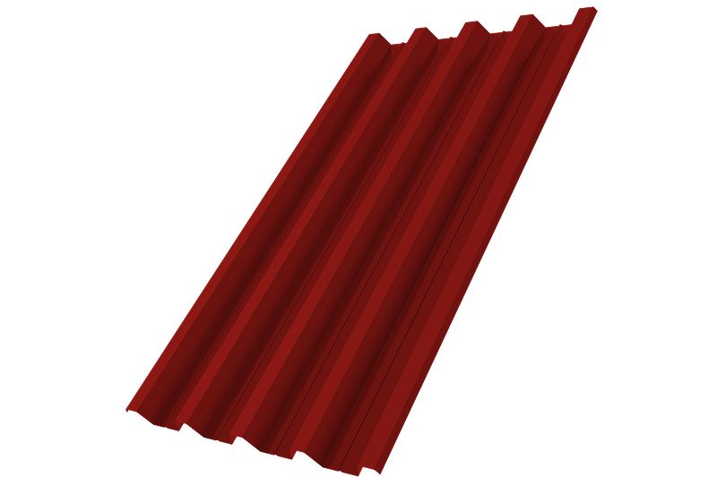 Профнастил Н60R v01 0,7 PE RAL 3011 коричнево-красный