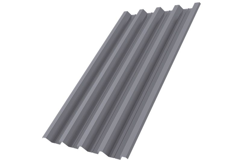 Профнастил Н60R v01 0,7 PE RAL 7004 сигнальный серый