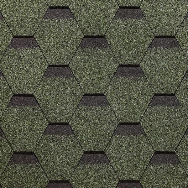 Гибкая черепица Docke / Деке PIE STANDARD СOTA,Зеленый