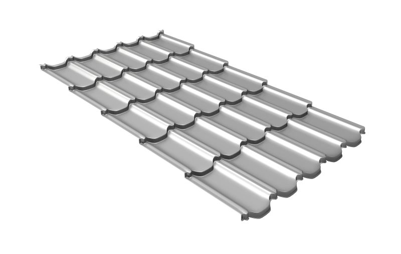 Профиль волновой Kvinta Plus 3D 0,45 Drap TX RAL 7047 телегрей 4