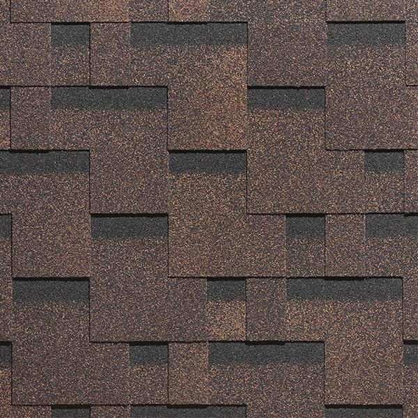 Гибкая черепица Docke / Деке PIE STANDARD ТЕТРИС,Коричневый