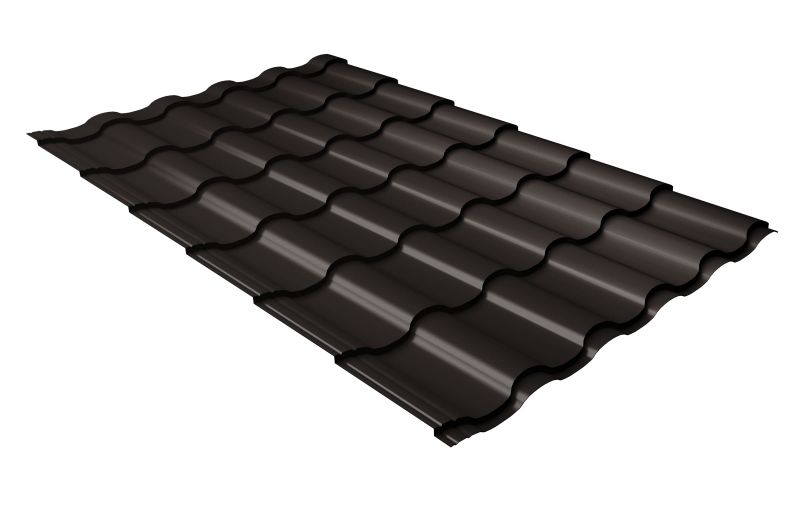 Профиль волновой  Kamea  0,45 PE RR 32 темно-коричневый