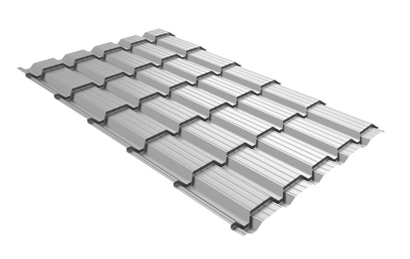 Профиль волновой Quadro Profi v01 0,5 PE RAL 9003 сигнальный белый