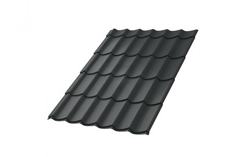 Металлочерепица МП Ламонтерра-X (PureTech Mat-20-7024-0.5)