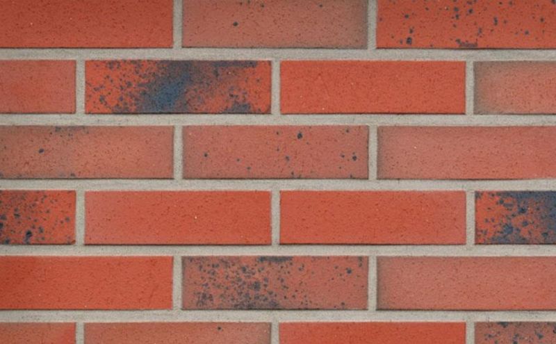 Клинкерная облицовочная плитка Roben NF14 Taunus Schmelz-bunt рельефная, 240*14*71 мм