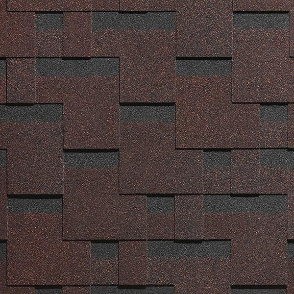 Гибкая черепица Docke Гранада, какао