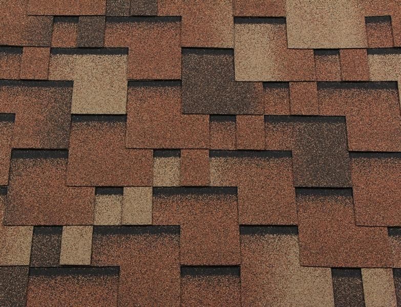 Гибкая черепица Shingle Roofshield Premium Модерн Сандаловый