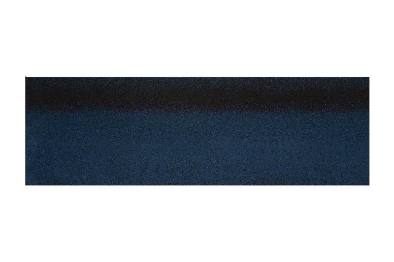 Коньково-карнизная черепица 6,6 кв м в уп 16,8/20 п.м Синий HR-10 под заказ