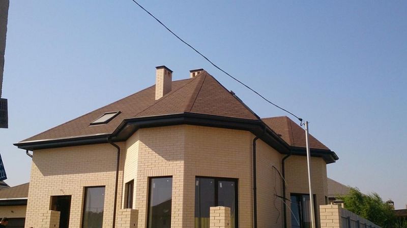 Гибкая черепица Docke / Деке PIE PREMIUM ЦЮРИХ,Арахис