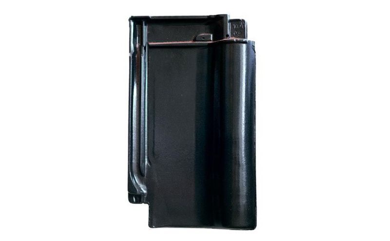 Керамическая черепица Tondach Samba black glazed 71