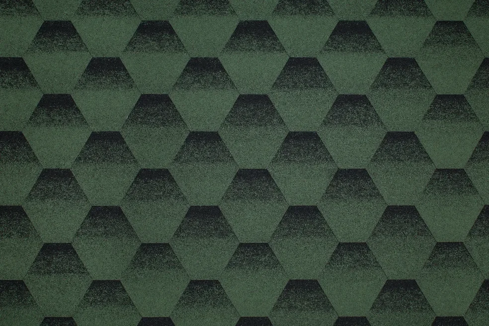 Гибкая черепица (Керабит) Kerabit K+ Зелёно-черный