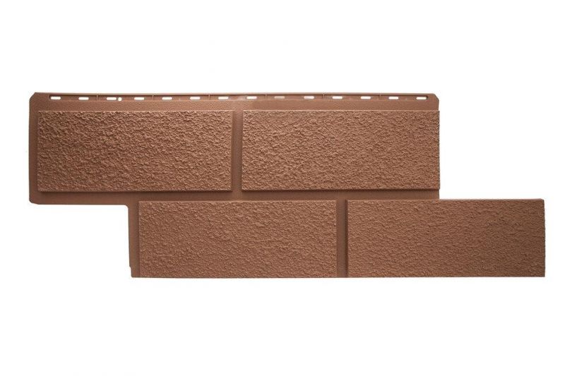 Фасадная панель АЛЬТА-ПРОФИЛЬ  Неаполь ТЕРРАКОТОВЫЙ